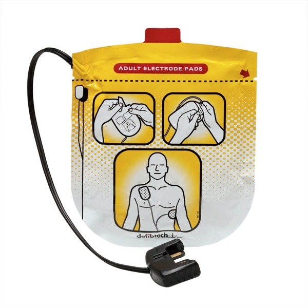 Defibtech Lifeline Adult Defibrillator Pads Heart Safety Solutions 